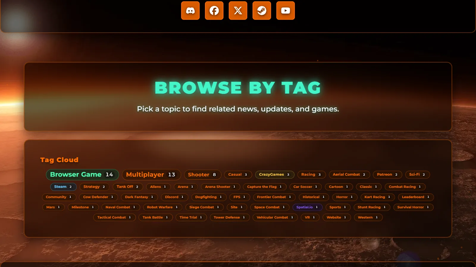 Martian Copilot: The Fan App for Martian Games